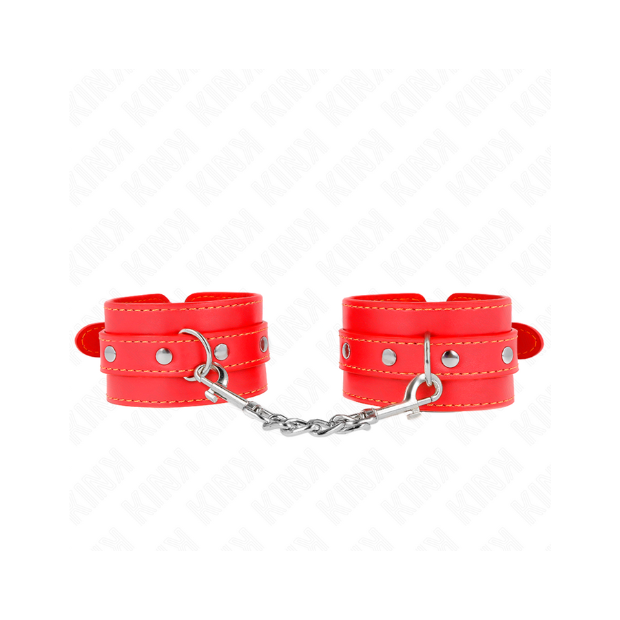Kink - muñequeras finas rojo ajustable 21-33 cm