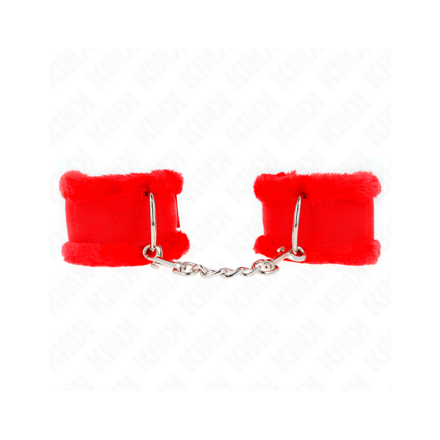 Kink - muñequeras forrada rojo ajustable 17-31 cm x 7 cm