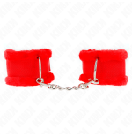 Kink - muñequeras forrada rojo ajustable 17-31 cm x 7 cm