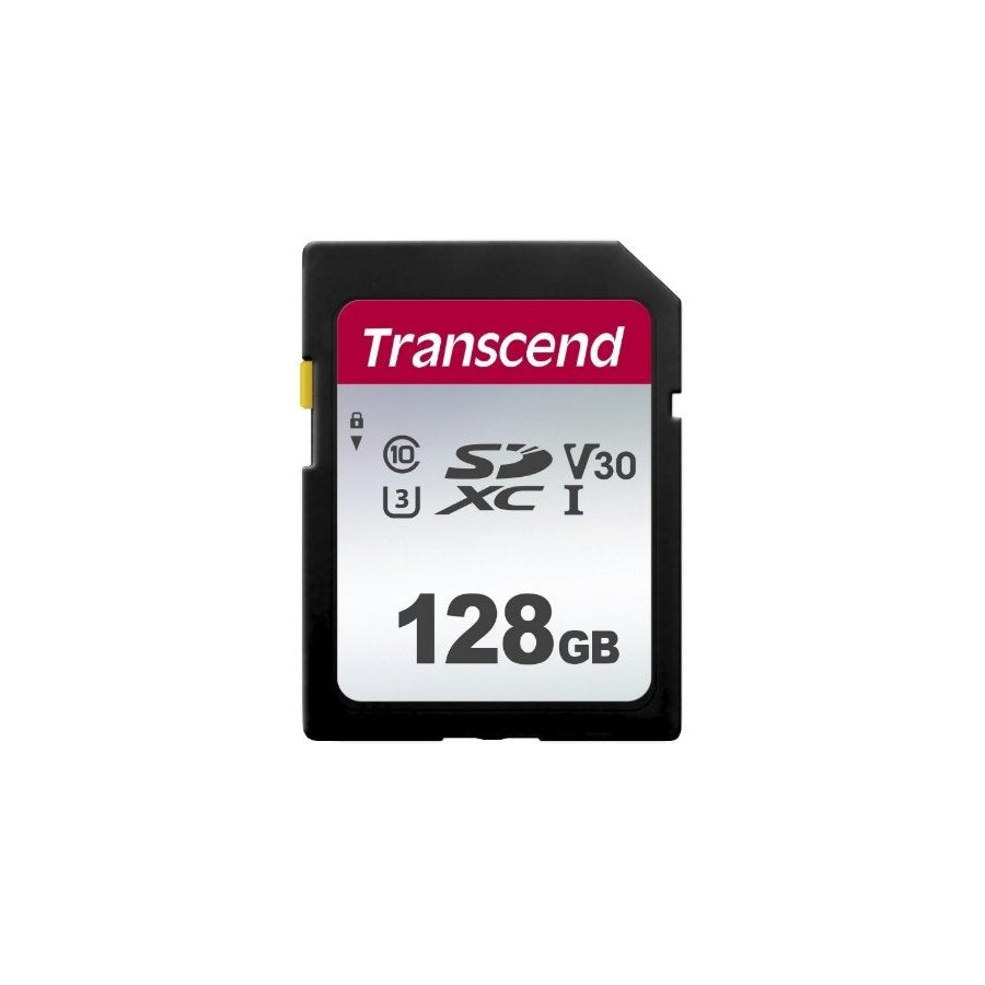 Transcend 128gb, uhs-i, sd memoria flash sdxc clase 10 nand