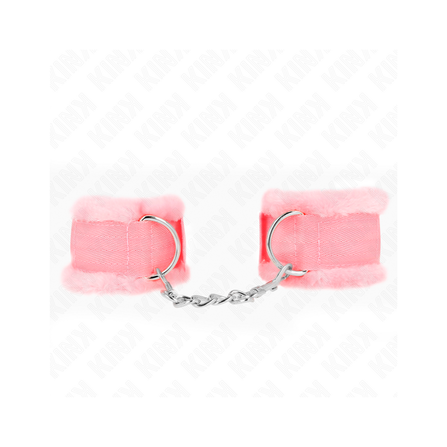 Kink - muñequeras forrada rosa ajustable 17-31 cm x 7 cm