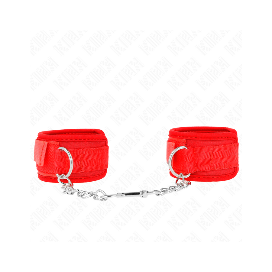 Kink - muñequeras neopreno rojo 42 x 5 cm