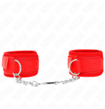 Kink - muñequeras neopreno rojo 42 x 5 cm