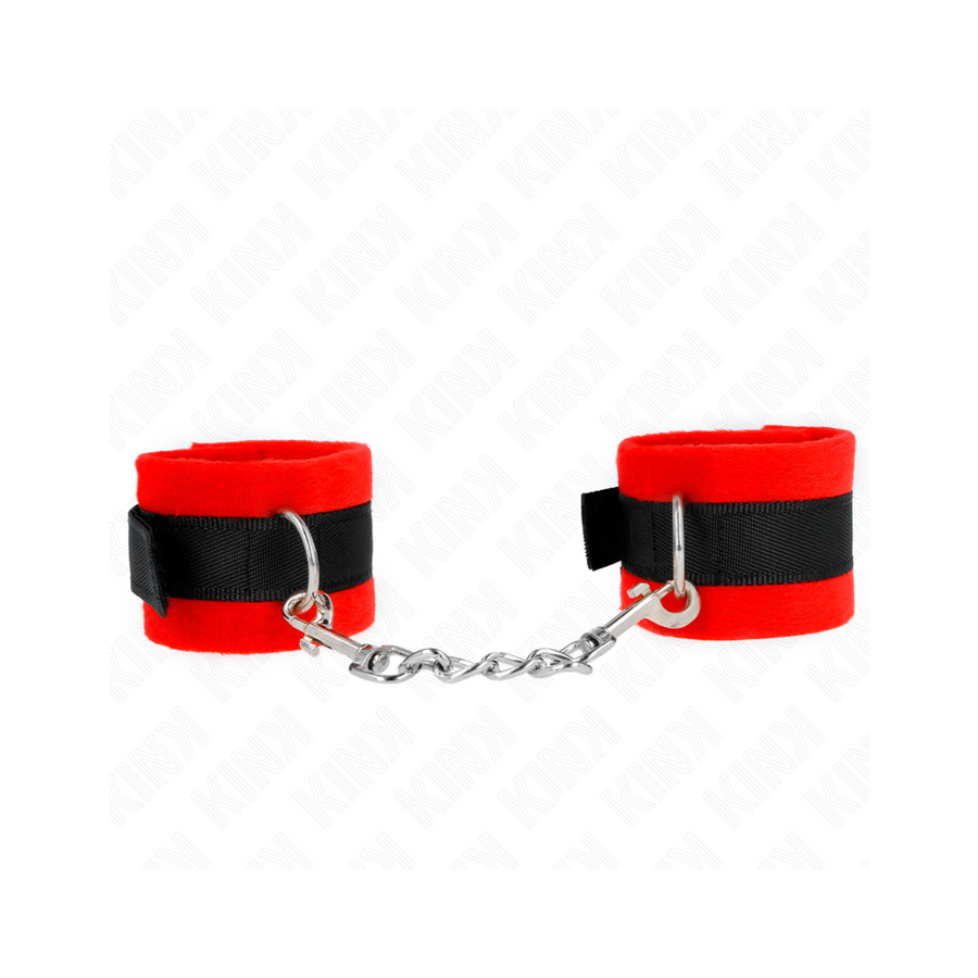 Kink - muñequeras para principiantes negro-rojo 30 x 7 cm