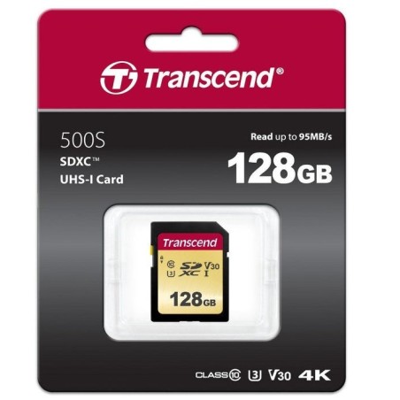Transcend 128gb uhs-i u3 sd memoria flash sdxc clase 10