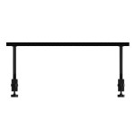 Soporte elevador para monitor mars gaming mgds eleva 17cm fibra de carbono 60x20cm negro
