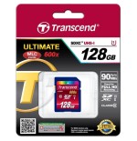 Transcend ts128gsdxc10u1 memoria flash 128 gb sdxc clase 10 uhs