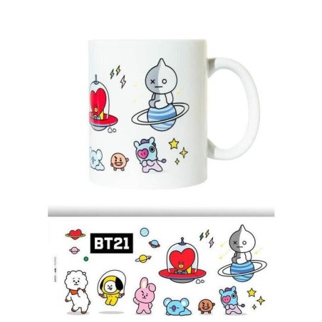 Taza personajes bt21 330ml