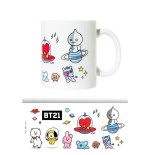 Taza personajes bt21 330ml