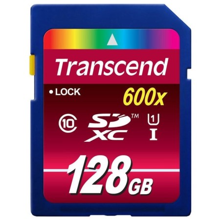 Transcend ts128gsdxc10u1 memoria flash 128 gb sdxc clase 10 uhs
