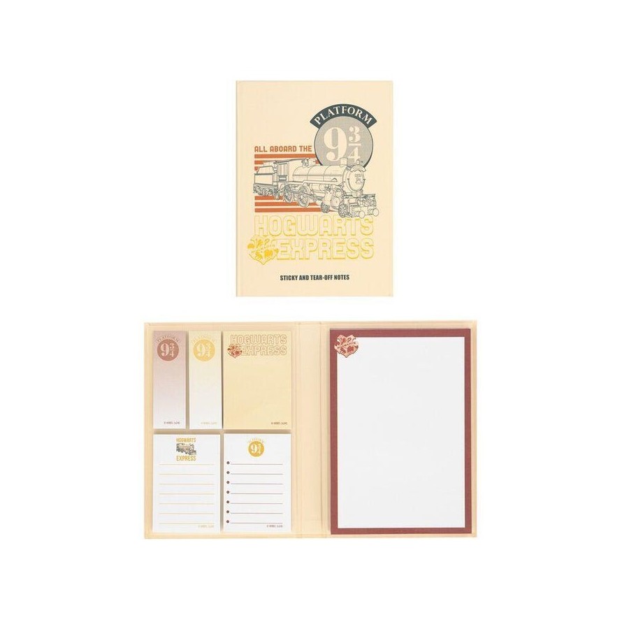 Cuaderno notas adhesivas plataforma 9 3/4 harry potter