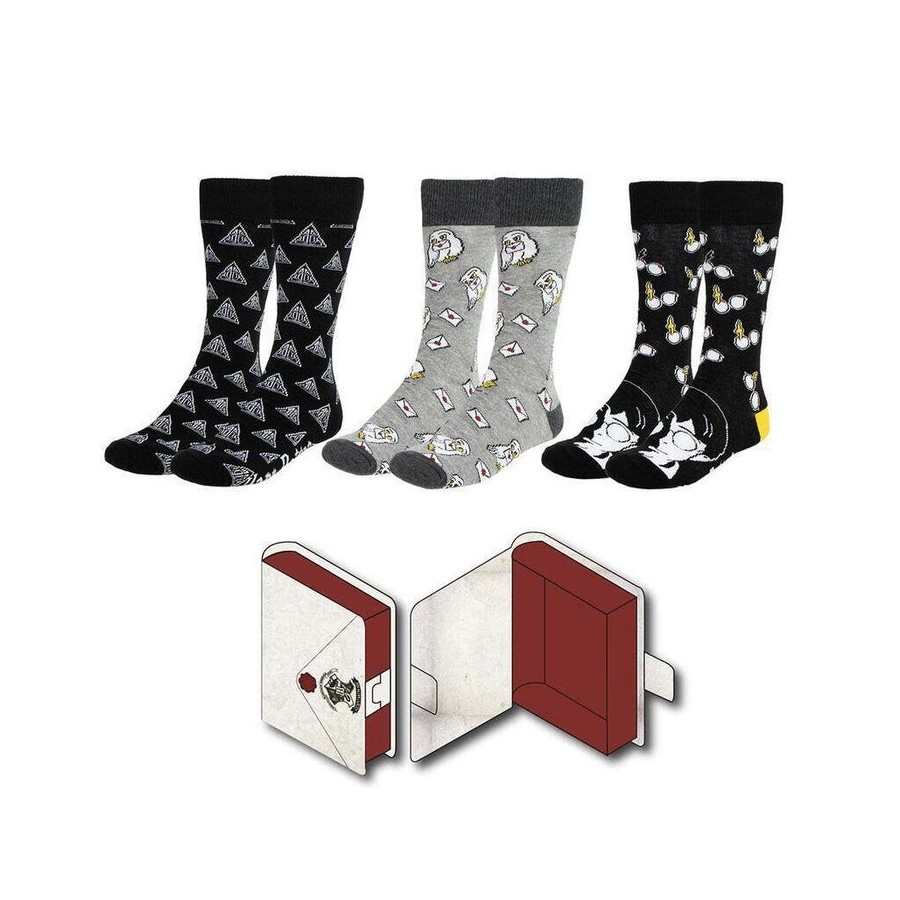 Set 3 calcetines harry potter