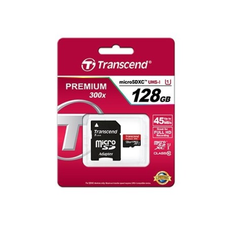 Transcend ts64gsdu3 memoria flash 128 gb microsdhc clase 10 uhs