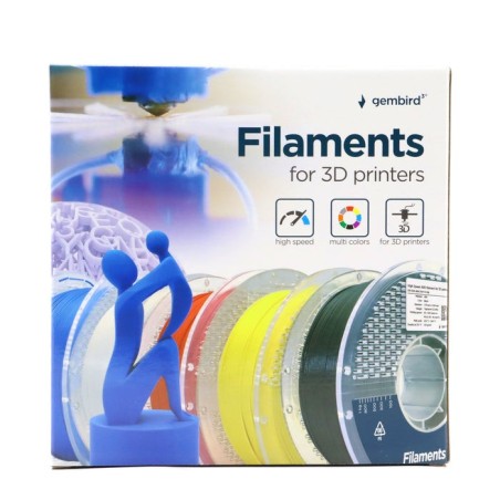 Gembird high speed abs filament azul 1.75 mm 1 kg