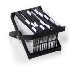Durable 260058 bandeja de escritorio/organizador poliestireno antracita