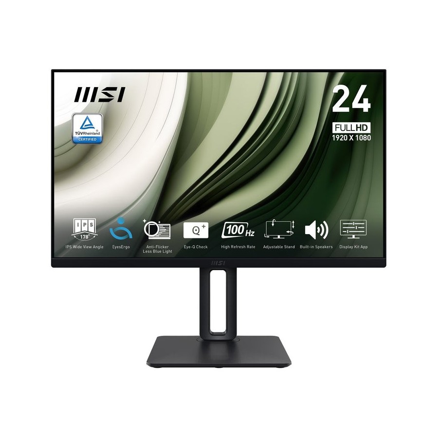 Monitor msi pro mp245pg  24" ips fhd hdmi dp 4ms 100hz