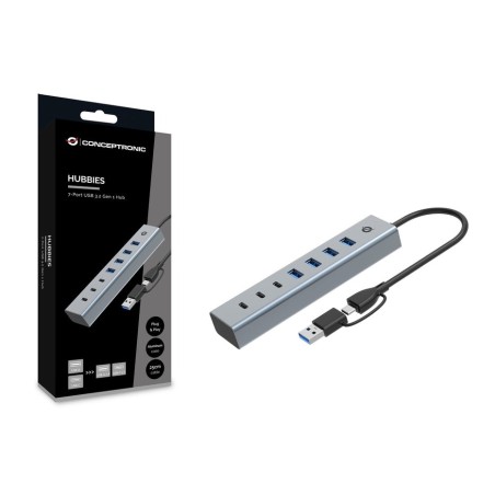 Conceptronic usb-hub 7-port 3.2 c-4x3.0 3xusb-c o.netz. gr