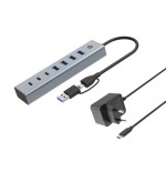Conceptronic usb-hub 7-port 3.2 c-4x3.0 3xusb-c m.netz. gr