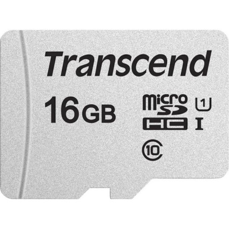Transcend microsdhc 300s 16gb memoria flash clase 10 nand