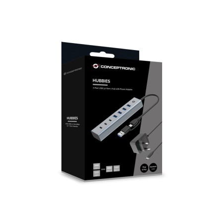 Conceptronic usb-hub 7-port 3.2 c-4x3.0 3xusb-c m.netz. gr