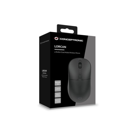 Raton conceptronic lorcan04b 4-tamen bluetooth raton wireless sw