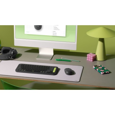 Raton inalambrico logitech pop mouse grafito 910-007412