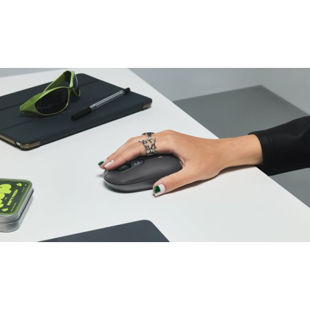 Raton inalambrico logitech pop mouse grafito 910-007412