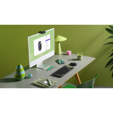 Raton inalambrico logitech pop mouse grafito 910-007412