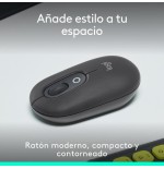 Raton inalambrico logitech pop mouse grafito 910-007412
