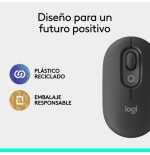 Raton inalambrico logitech pop mouse grafito 910-007412