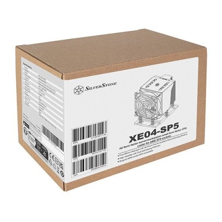 Silverstone sst-xe04-sp5b 4u tower cpu-disipador para socket sp5 pwm aktiv