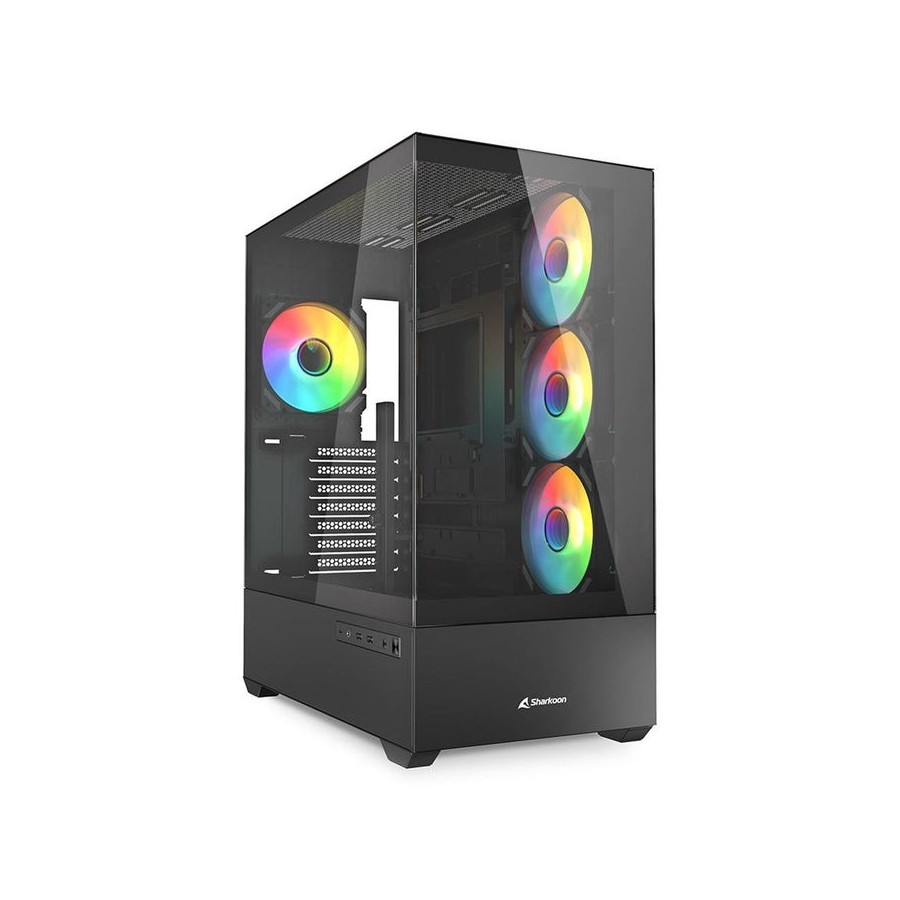 Caja pc sharkoon ak6 rgb  4044951041695