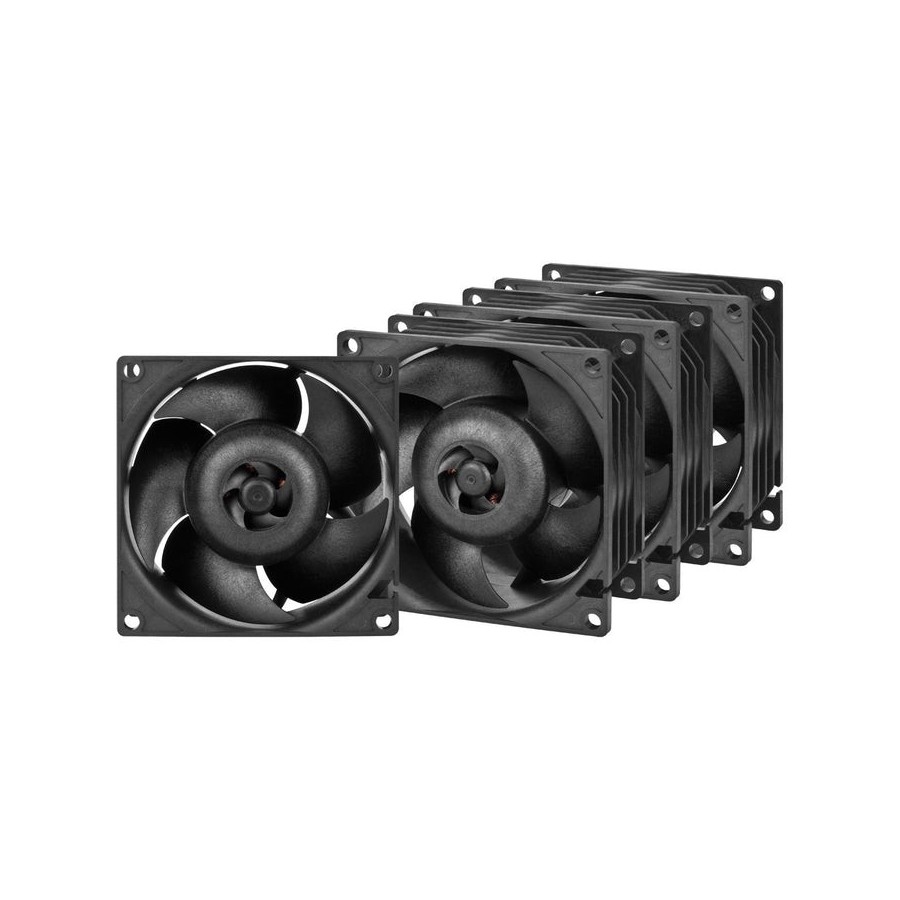 Ventilador  pc acc arctic s8038-7k de 80 mm 4 piezas
