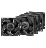Ventilador  pc acc arctic s8038-7k de 80 mm 4 piezas