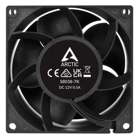 Ventilador  pc acc arctic s8038-7k de 80 mm 4 piezas