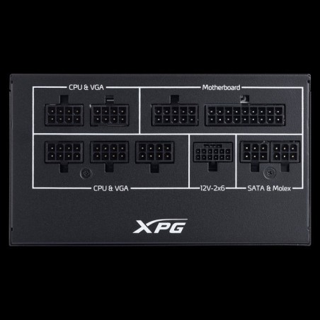 Fuente de alimentación xpg corereactor ii ve 850w  24-pin atx atx negro