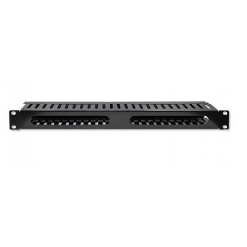 Qoltec 54514 cable organizer for 19inches racks 24 ports 1u