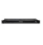 Qoltec 54514 cable organizer for 19inches racks 24 ports 1u
