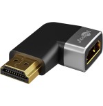 Goobay 72012 adaptador de cable de vídeo hdmi tipo a (estándar) negro, plata
