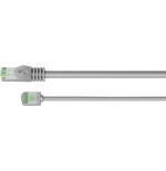 Goobay 74343 ultra-flexible cat 8.1 patch cable, slim, u ftp, 0.15 m, grey