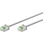 Goobay 74343 ultra-flexible cat 8.1 patch cable, slim, u ftp, 0.15 m, grey