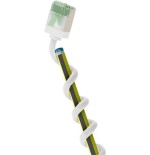Cable goobay 74357 ultra-flexible cat 8.1 patch  slim, u ftp, 0.15 m, white