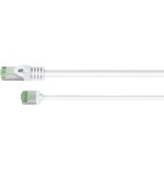 Cable goobay 74357 ultra-flexible cat 8.1 patch  slim, u ftp, 0.15 m, white