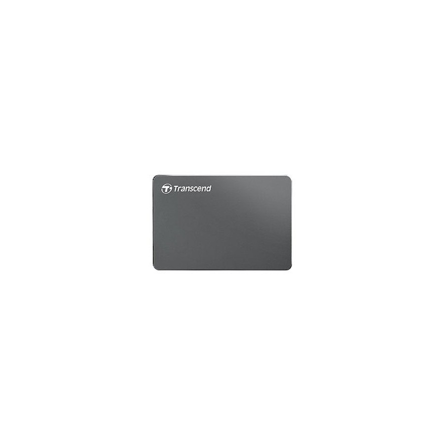 Disco externo hdd transcend storejet 25c3 2000 gb gris
