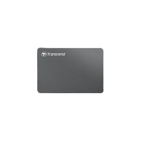 Disco externo hdd transcend storejet 25c3 2000 gb gris