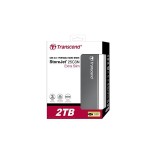 Disco externo hdd transcend storejet 25c3 2000 gb gris