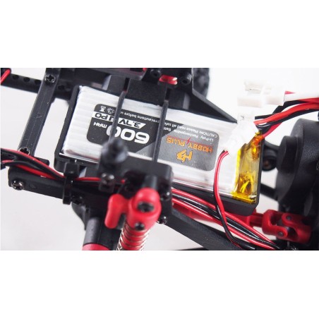 Amewi rc auto amxrock am4 crawler li-po akku 600mah azul 14+