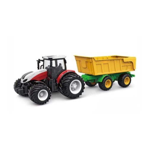 Amewi rc traktor con kipphänger liion 500mah blanco 6+