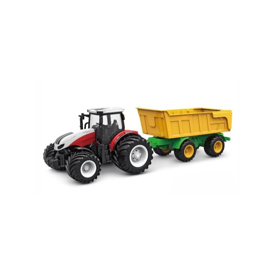 Amewi rc traktor con kipphänger liion 500mah blanco 6+