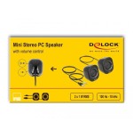 Altavoz  delock 27002 negro, gris alámbrico 2 w